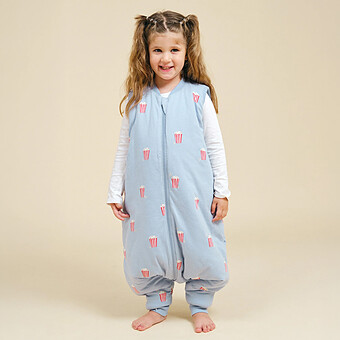 Gigoteuse Hiver avec Jambes Popcorn - 12 Mois