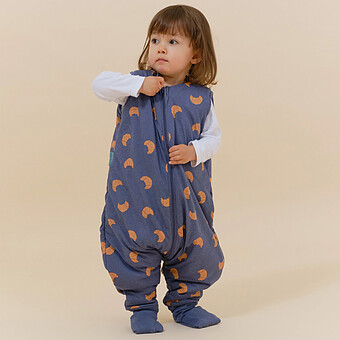 Gigoteuse Hiver avec Pieds Antidérapants Croissants - 12 Mois