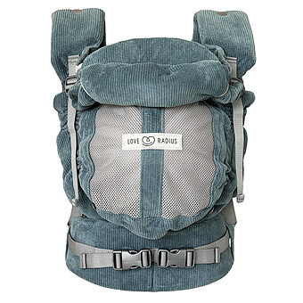 Porte-bébé PhysioCarrier 2 Velours Cotelé - Velvet Blue