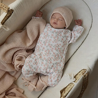 Pyjama Bébé Velours Sweet Poppy - 6 Mois