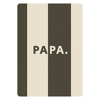 Carte Papa Rayures