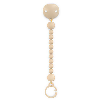 Attache Sucette Silicone Colour Essence - Wonderland Beige