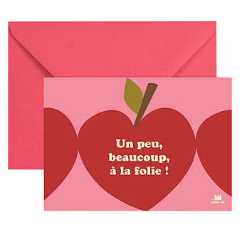Carte Un Peu, Beaucoup, À la Folie