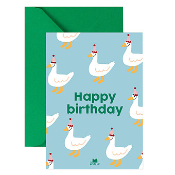 Carte Happy Birthday Oies