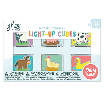 Lot de 6 Cubes Lumineux - Ferme