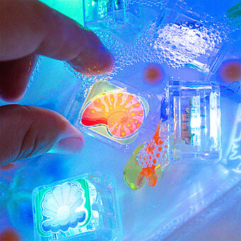 Lot de 6 Cubes Lumineux - Océan