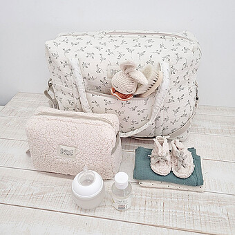 Sac à Langer Camila - Olive Bloom