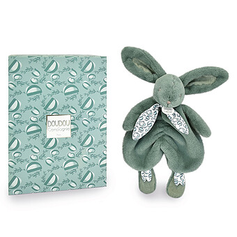 Doudou Lapin - Vert