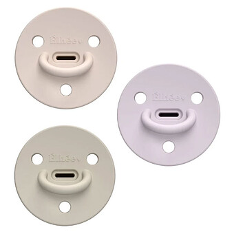 Lot de 3 Sucettes Physiologiques ChooChoo Pinky - 0/6 Mois