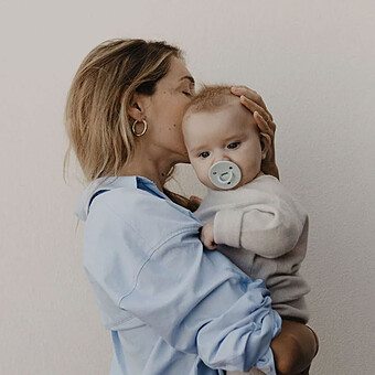 Sucette Physiologique ChooChoo Ivy Green - 0/6 Mois