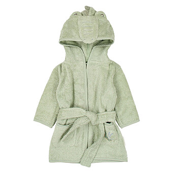 Peignoir Safari Friends Crocodile Vert - 1/3 Ans