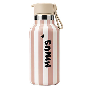 Gourde Stripe Rose - 350 ml