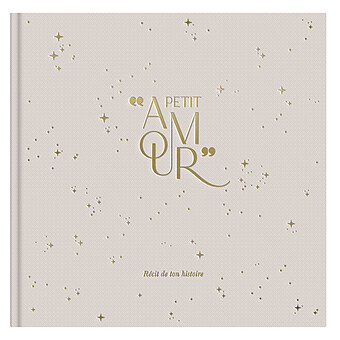 Livre de Naissance Petit Amour - Beige