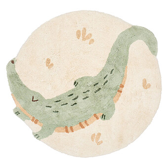 Tapis Safari Friends Crocodile - 120 x 117 cm