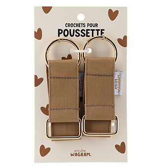 Crochets pour Poussette - Mocha