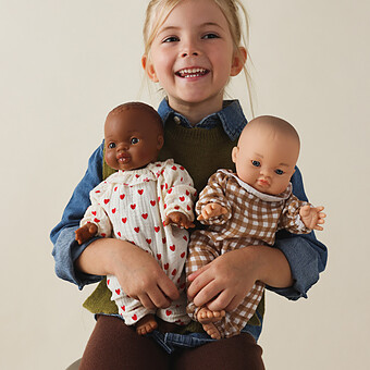 Tenue Poupée Avec Col - Vichy
