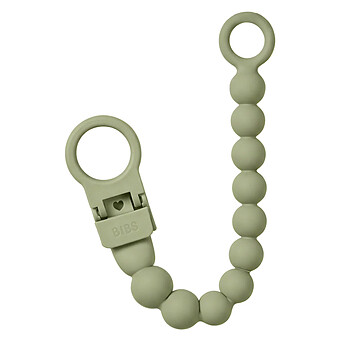 Attache Sucette Perlée - Sage