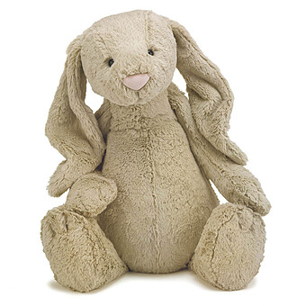 Bashful Beige Bunny - Peluche Lapin 51 cm