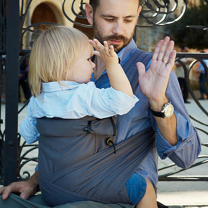 Porte-bébé Evolu'Bulle - Anthracite Neobulle