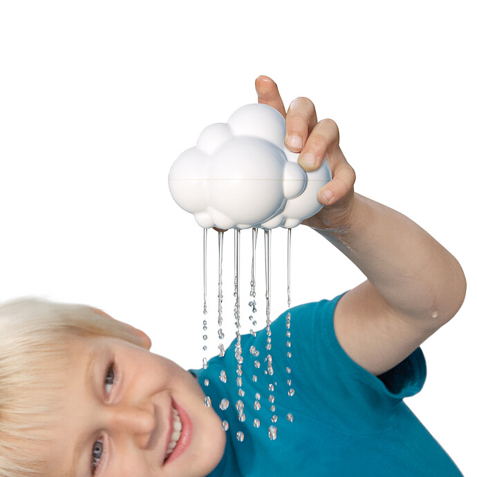 Pluï - Jouet de Bain Nuage de Pluie Moluk