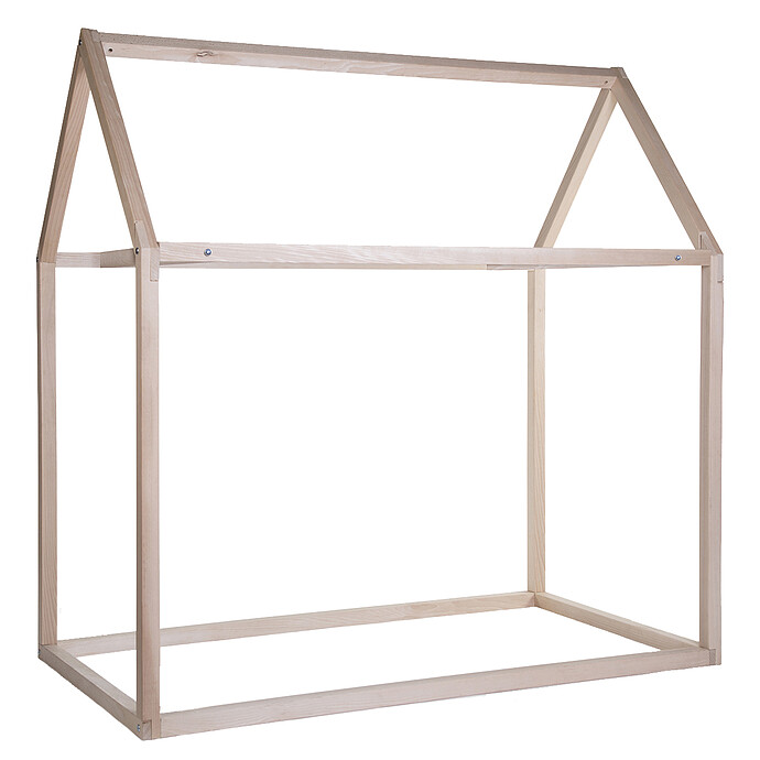 Lit Bébé Cabane Naturel - 70 x 140 cm Childhome