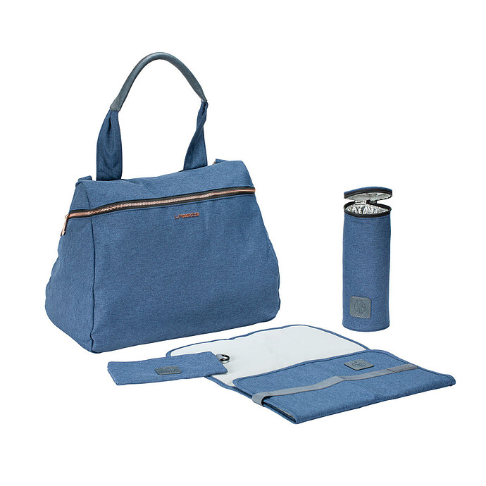 Sac à Langer Glam Rosie - Bleu LÄSSIG