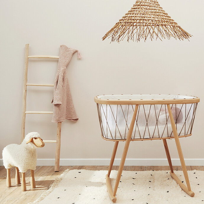 Berceau Kumi Mesh - Hazelnut (Charlie Crane) - Image 2