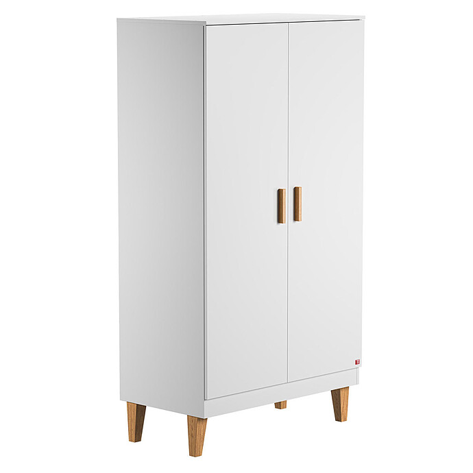Armoire 2 Portes Lounge - Blanc Vox Meubles