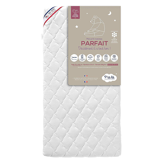 Matelas Mon P'tit Matelas Parfait - 70 x 140 cm P'tit Lit