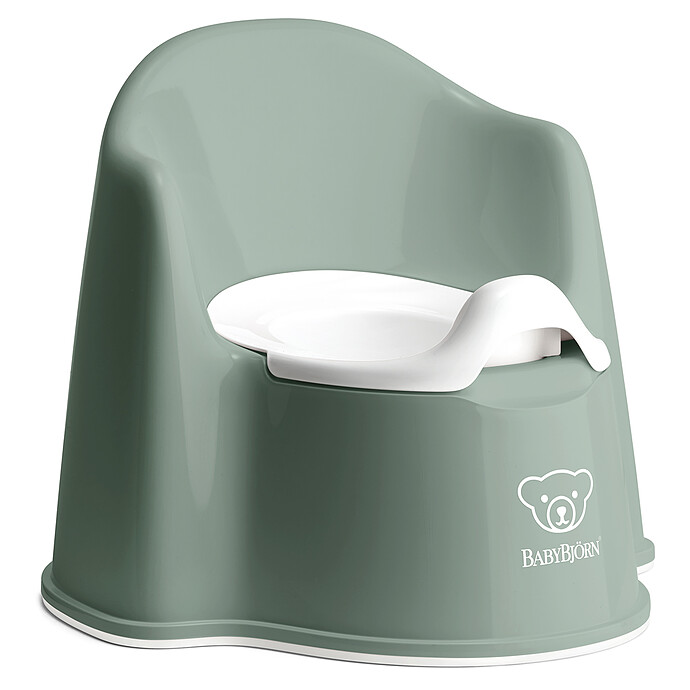 Pot Fauteuil - Vert Profond et Blanc BabyBjörn