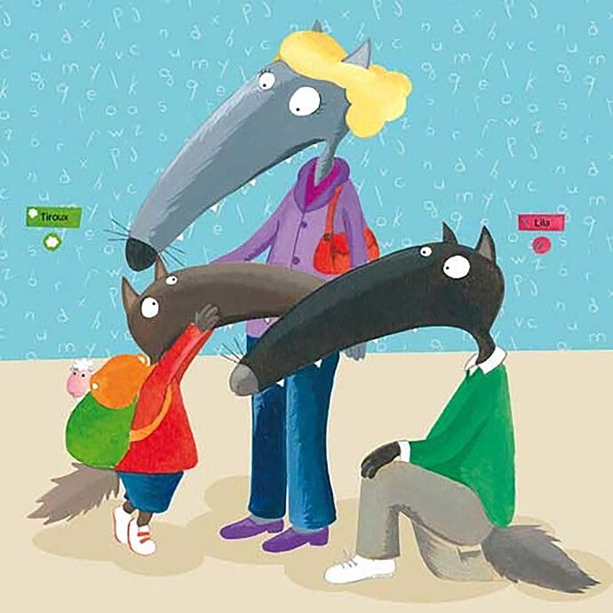 Avis P'tit Loup rentre à l'école