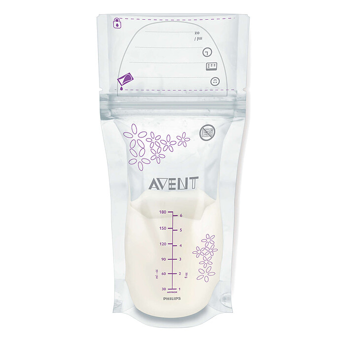 25 Sachets de Conservation SCF603/25 - 180 ml Philips Avent