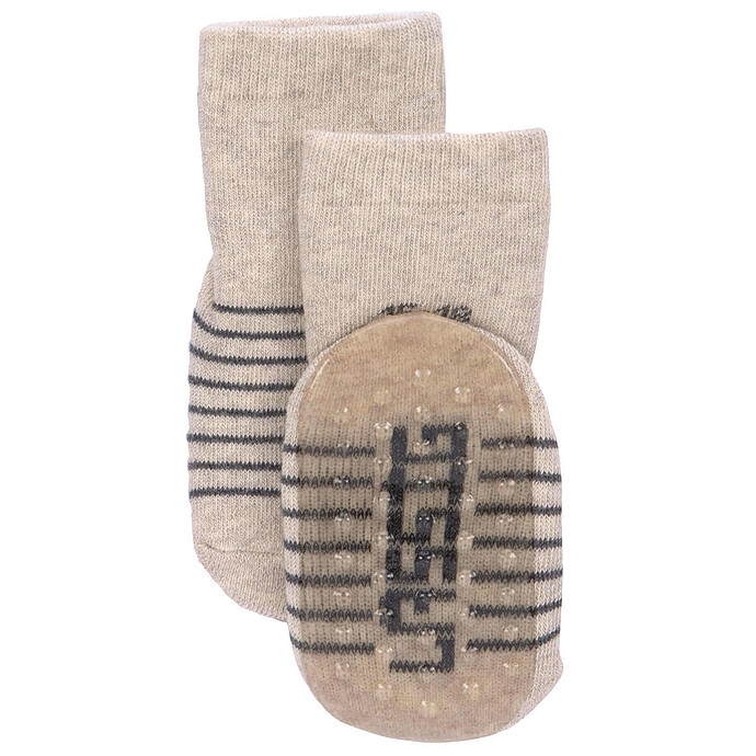 Lot de 2 Chaussettes Antidérapantes Gris - 23/26 LÄSSIG