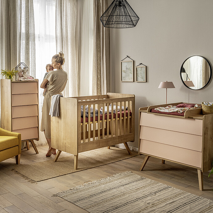 Avis Lit Bébé Vintage Chêne - 60 x 120 cm