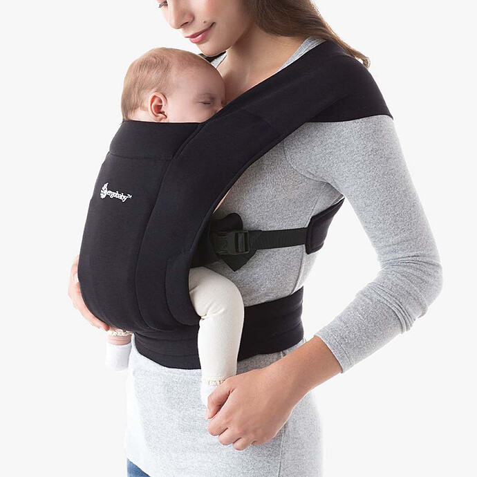 Porte-Bébé Embrace Soft Knit - Noir Intense Ergobaby