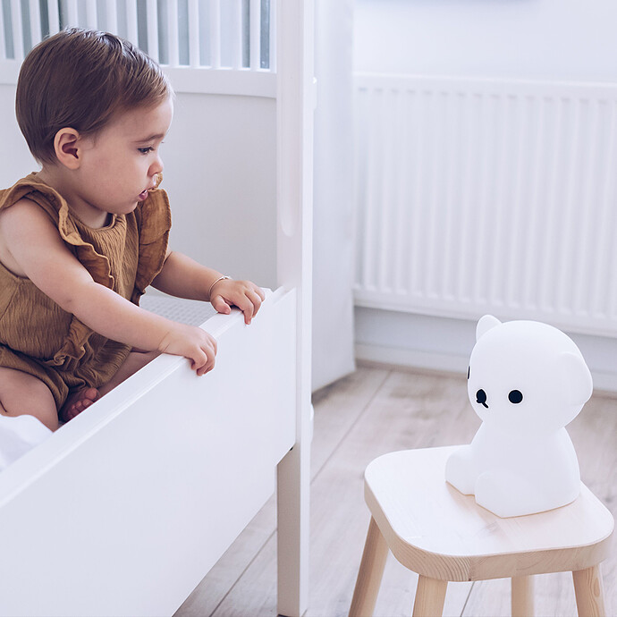 Veilleuse Lampe Boris First Light - Blanc Mr Maria