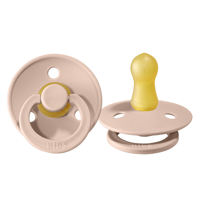 Lot de 2 Sucettes Blush et Dark Oak - 0/6 Mois Bibs
