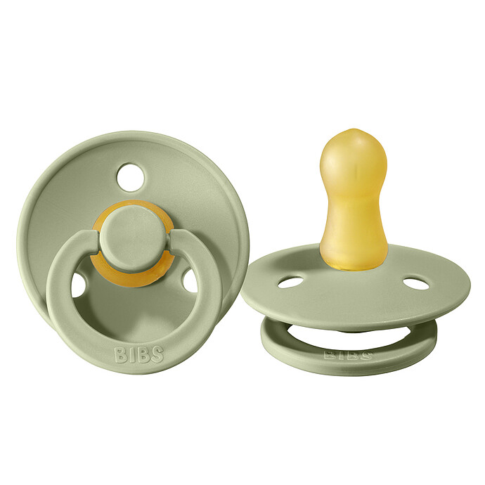Lot de 2 Sucettes Sage & Hunter Green - 0/6 Mois Bibs