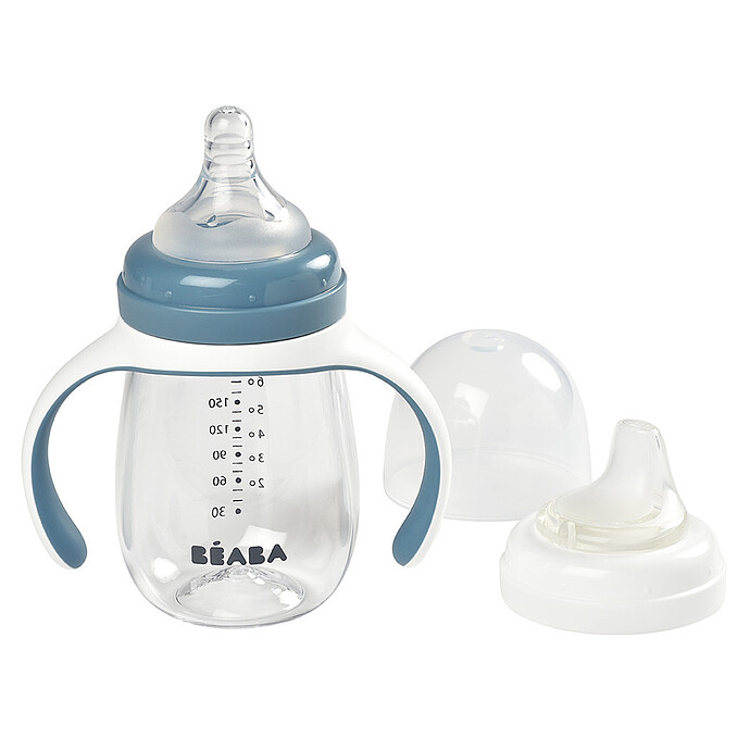 Biberon 2-en-1 Windy Blue - 210 ml BÉABA
