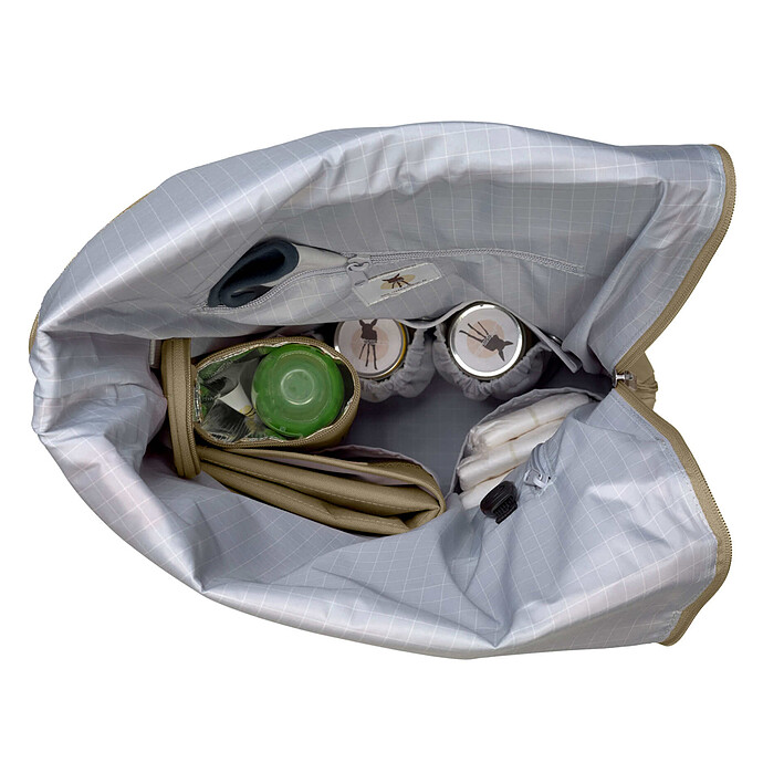 Avis Sac à Dos à Langer Rolltop Green Label - Vert Olive
