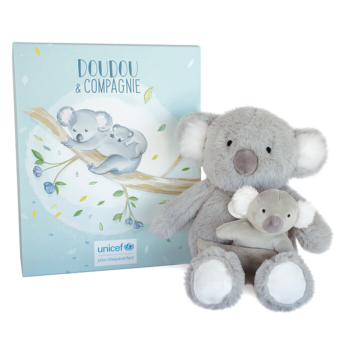 Peluche Koala UNICEF Bébé & Moi Doudou et Compagnie