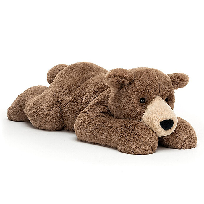 Woody Bear Lying Jellycat