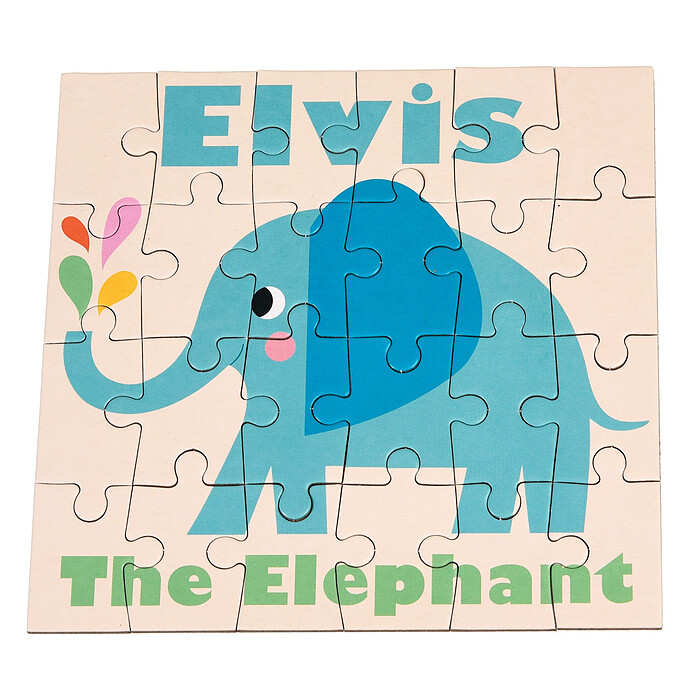 Puzzle Elvis l'Eléphant Rex London