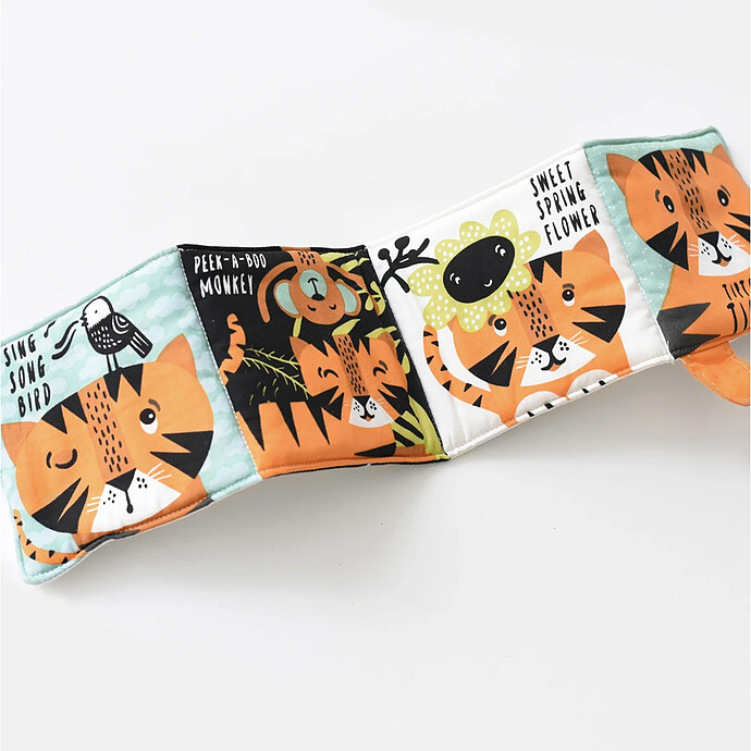 Livre en Tissu - Tigre Wee Gallery