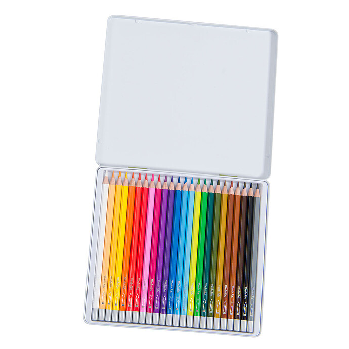 Lot de 24 Crayons Aquarelables - Le Jardin du Moulin Moulin Roty