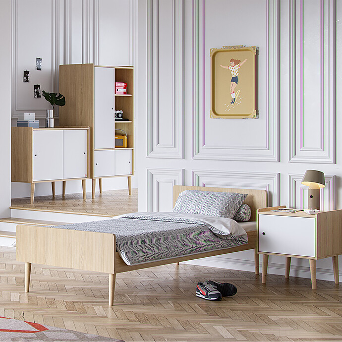 Avis Portes Additionnelles Commode Retro - Blanc