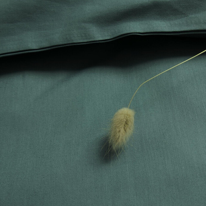 Housse de Couette en Coton Bio Eucalyptus - 140 x 200 cm Kadolis
