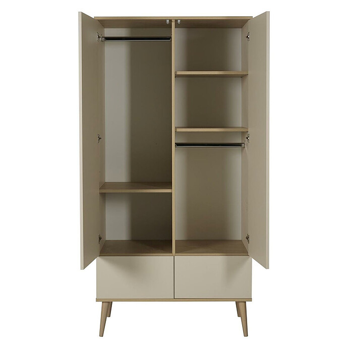 Achat Armoire 2 Portes Flow - Clay