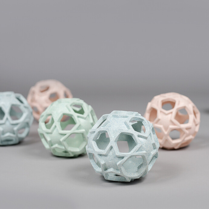 Star Ball Caoutchouc Naturel - Blue HEVEA