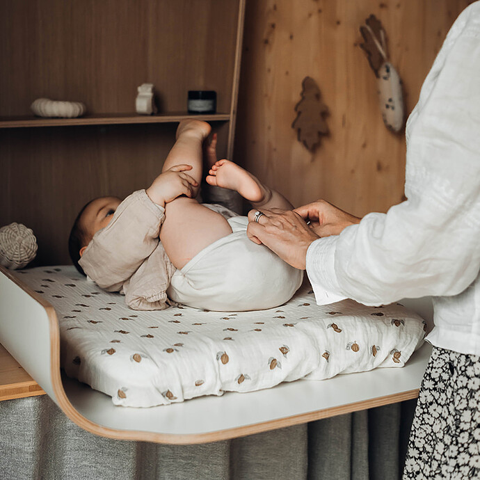 Matelas et housse à langer